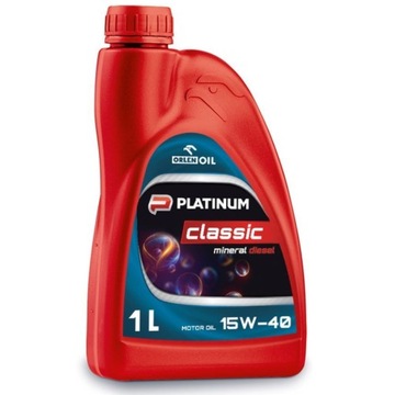 Olej silnikowy 15W40 mineralny 1L Platinum Classic Diesel Orlen Oil