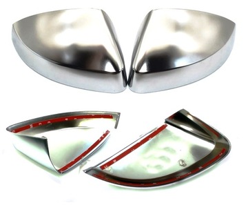 АТЛАСНЫЕ НАКЛАДКИ НА ЗЕРКАЛА AUDI A3 LIKE RS3 2013-2019 гг.