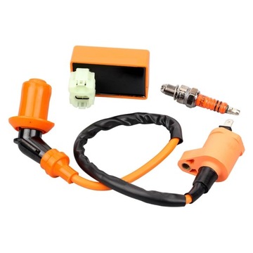 Катушка модуля зажигания скутера 4T GY6 139QMB комплект