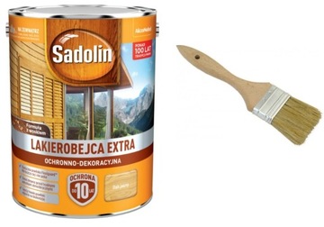 SADOLIN EXTRA- lakierobejca dąb jasny + PĘDZEL, 5l