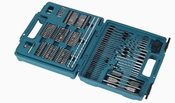 Makita E-11689 Zestaw Akcesoriów, Zielony/Srebrny, 256 Elementów