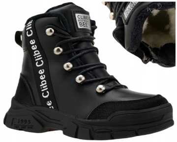 BUTY ZIMOWE DZIEWCZĘCE OCIEPLANE ŚNIEGOWCE 30