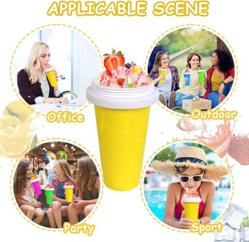 КРУЖКА ДЛЯ ПРИГОТОВЛЕНИЯ МОРОЖЕНОГО СОРБЕТА SLUSHY GRANITY 330МЛ