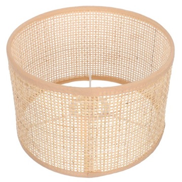 Tkany abażur podłogowy rattanowy żyrandol CYLINDER