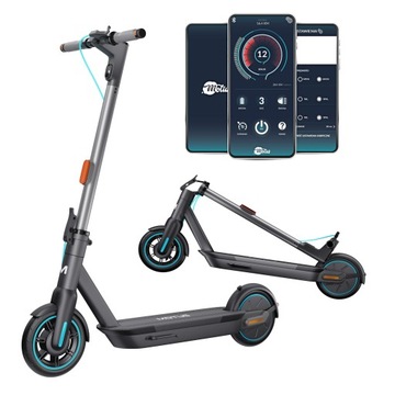 Hulajnoga elektryczna Scooty 10 zasięg 60km kierunkowskazy IP54 wspornik