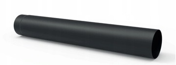 RURA KOMINOWA CZARNA GRUBA 2MM FI 130mm 1m