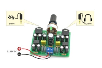 AVT1024A AB Усилитель для наушников 17 Гц – 23 кГц