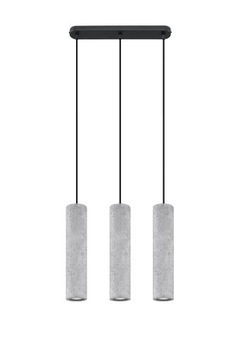 Lampa wisząca LUVO 3L beton tuby GU10 do LED