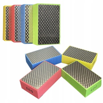 4x АЛМАЗНАЯ ГУБКА ДЛЯ ГРАНИТНОЙ ПЛИТКИ