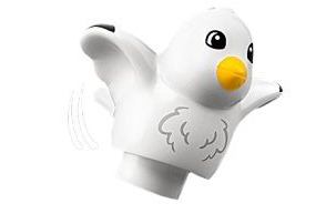 LS NOWE LEGO DUPLO FIGURKA animal PTASZEK PTAK White
