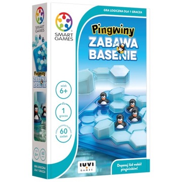 SMART GAMES GRA LOGICZNA PINGWINY ZABAWA W BASENIE 970829 IUVI GAMES