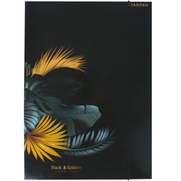 TECZKA Z GUMKĄ A4 SZKOLNA RYSUNKOWA CZARNA