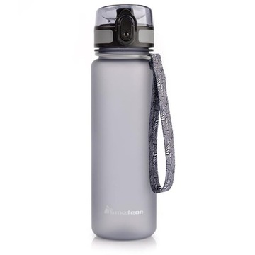 Bidon butelka sportowy Meteor 650 ml szary