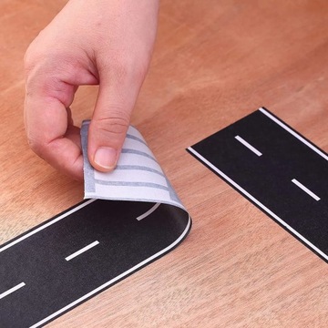 ДОРОЖНАЯ ЛЕНТА ДЛЯ ДЕТСКИХ АВТОМОБИЛЕЙ САМОКЛЕЯЩИЕСЯ НАКЛЕЙКИ НА УЛИЧНЫЕ АВТОМОБИЛЬНЫЕ ГУСЕНИЦЫ