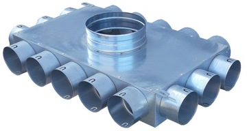 ПЛОСКИЙ РАСПРЕДЕЛИТЕЛЬНЫЙ короб 16x75/160 РЕКУПЕРАЦИЯ РАЗРЕШЕНА