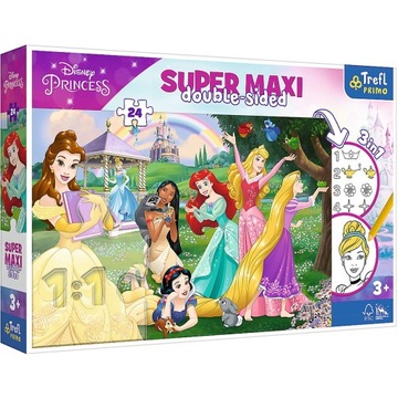 41008 TREFL PUZZLE 24 el WESOŁE KSIĘŻNICZKI SUPER