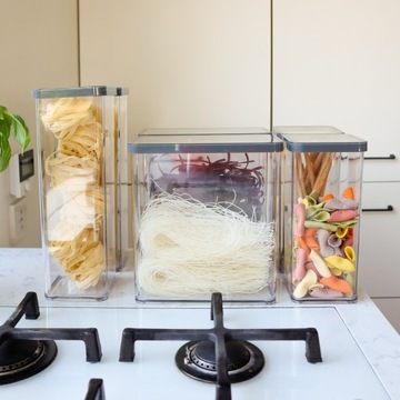 КОНТЕЙНЕР ДЛЯ ПИЩЕВЫХ ТОВАРОВ ROTHO ОРГАНИЗАТОР ДЛЯ СЫПНЫХ ГРУЗОВ 2,1 Л ГРАФИТ LOFT