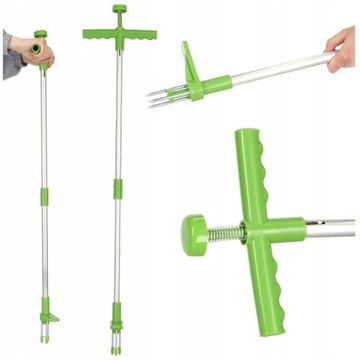 Телескопический экстрактор сорняков, инструмент для удаления корней, 93 см