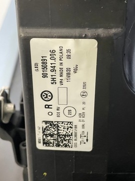 ФОНАРЬ Правый Левый VW Golf VIII 8 2020 - ПОЛНЫЙ LED