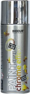 FARBA CHROM SREBRNA EMALIA W SPRAYU LUSTRZANA UNIWERSALNA spray 400 ml