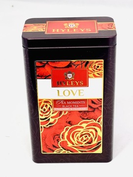 Herbata Hyleys Love Black Tea Strawberry & Cranberry 80g