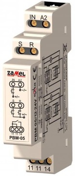 PRZEKAŹNIK BISTABILNY BEZNAPIĘCIOWY PBM-05/12-24V