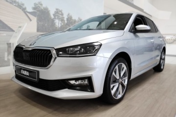 SKODA FABIA IV HATCHBACK 2021 - НАКЛАДКИ НА ПОРОГИ