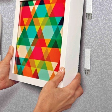 НАБОР ИЗ 4 ПАР САМОКЛЕЯЩИХСЯ ЗАЛИПОК, НЕИНВАЗИВНЫЙ БЕЗ ИНСТРУМЕНТОВ