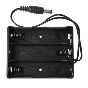 Корзина для батарей 3 штекера 18650 DC 2.1