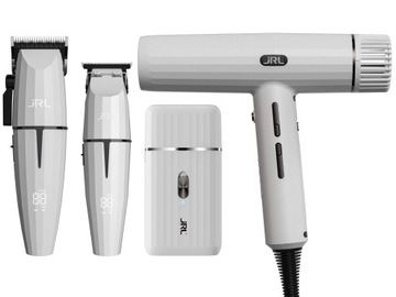 JRL Zestaw Ghost 1, maszynka Ghost + trymer Ghost + suszarka FP 2020H Ghost