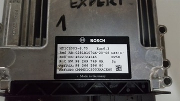 OPEL GRANDLAND X 1,5 ŘÍZENÍ MOTORU 0281B107GX