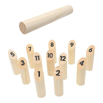 -Wood Tossing Game Throwing Dowel Yard Game for