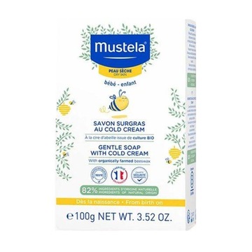 MUSTELA BEBE ODŻYWCZE MYDŁO Z COLD CREAM KOSTKA
