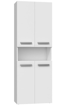 SZAFKA ŁAZIENKOWA REGAŁ 60CM BIAŁY MATOWY