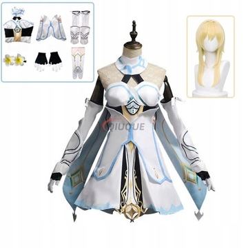 Cosplay Genshin Impact podróżnik Lumine przebranie