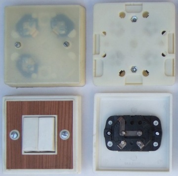 ВЫКЛЮЧАТЕЛЬ OSPEL ДВОЙНОЙ СВЕЧИ, 2-КНОПОЧНЫЙ ВЫКЛЮЧАТЕЛЬ ОТ WIRBKA 10