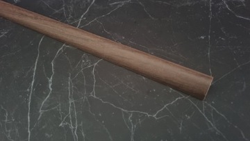 Четверть круглая ТЕМНЫЙ ОРЕХ ПВХ, длина 200 см, ширина 13 мм