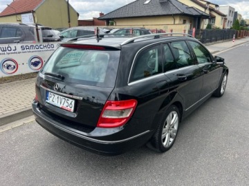 Mercedes Klasa C W204 Kombi T204 1.8 180 CGI BlueEFFICIENCY 156KM 2010 Mercedes-Benz Klasa C AUTOMAT KLIMATYZACJA POLSKORY GRZANE FOTELE PARKTRON, zdjęcie 2