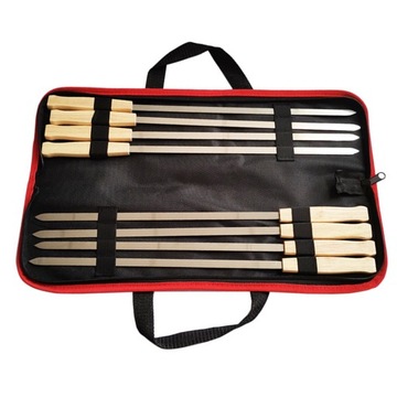 8PCS Barbecue Skewers Stainless Steel BBQ Roasting