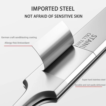 Немецкий сверхтонкий №. 5-клеточный пинцет от прыщей, черных точек, салон красоты