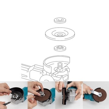 Угловая шлифовальная машина для резки и универсальной полировки