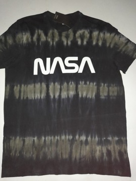 NASA Koszulka męska XL T-shirt męski TIE-DYE + reserved