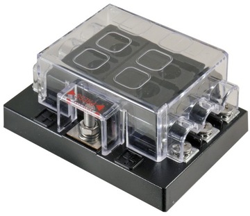 SKRZYNKA GNIAZDO PODSTAWA BEZPIECZNIKOW UNIVAL X6