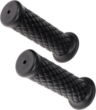 Универсальная ручка для мотоцикла черная ЗАКРЫТАЯ