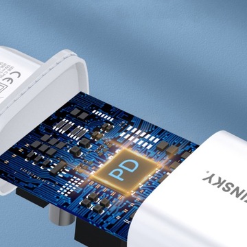 WOZINSKY СЕТЕВОЕ ЗАРЯДНОЕ УСТРОЙСТВО ДЛЯ ТЕЛЕФОНА UNIVERSAL CUB USB-A USB-C 20W