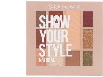 PASTEL Show by Pastel Paleta cieni do powiek Show Your Style Natural 1szt