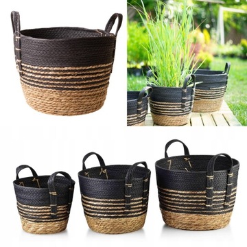 Kosz BALI Trawa Morska Boho XL/33x33xH:26