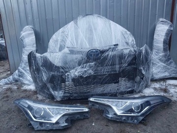 TOYOTA CHR C-HR PRZÓD BLACHARSKI MASKA ZDERZAK LAMPA