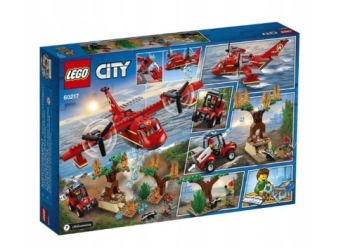 БЛОКИ ПОЖАРНЫХ САМОЛЕТОВ LEGO CITY 60217