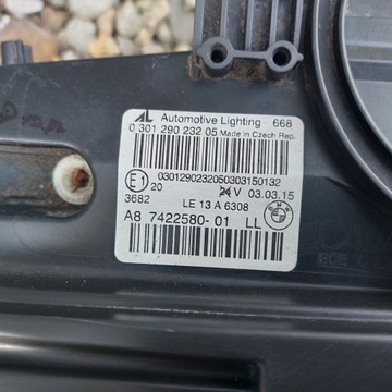 BMW 2 F45 ФОНАРЬ ПЕРЕДНИЙ ПРАВЫЙ ПОЛНОСТЬЮ СВЕТОДИОДНЫЙ 7422580